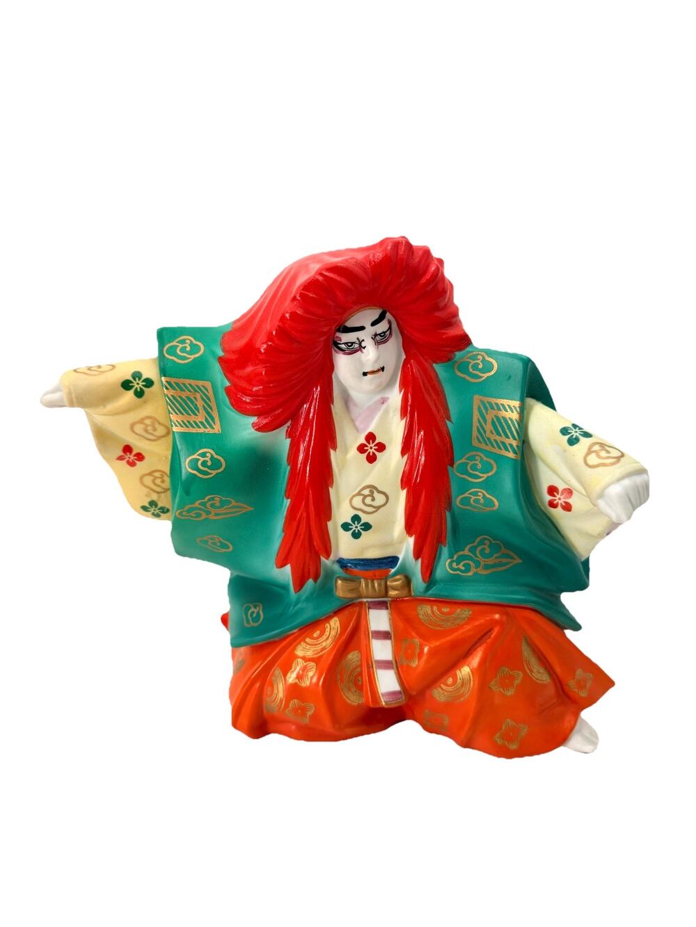Vintage 1970s House of Koshu Sake Samurai Warrior Decanter EMPTY Bar Decor